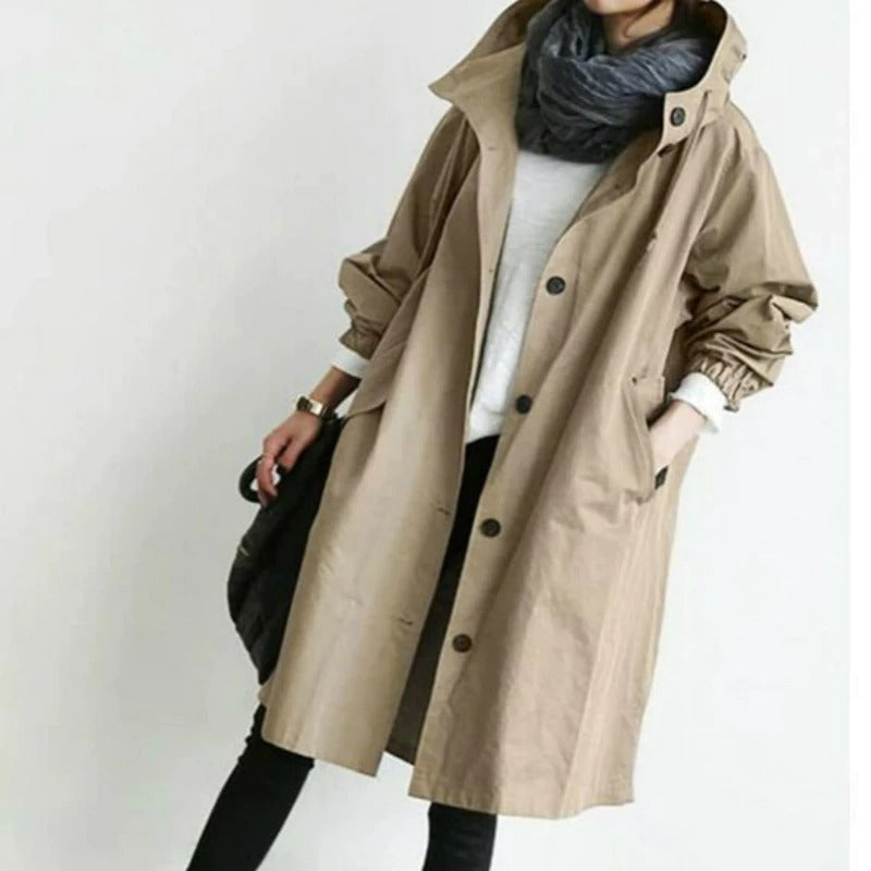 Mandy - Stylischer wasserdichter Trenchcoat