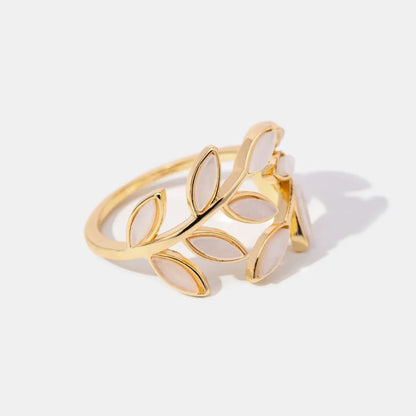 Serene™ | Polierter Blatt-Ring