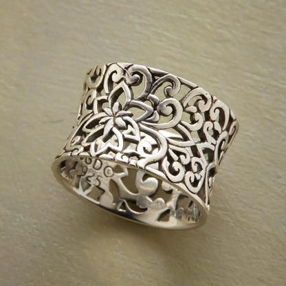 Bonnie™ | Vintage Silber Hohlring