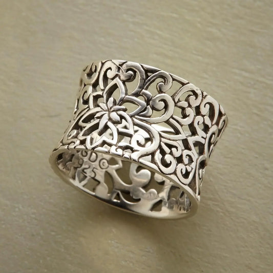 Bonnie™ | Vintage Silber Hohlring