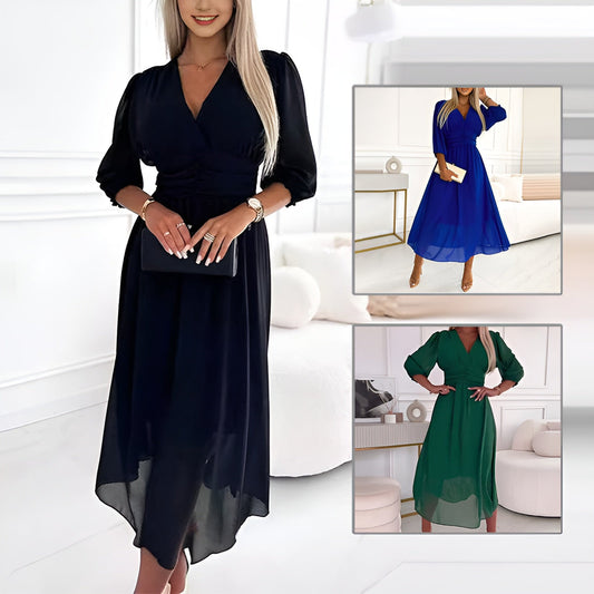 Chloe | Leichtes Seiden-Chiffonkleid
