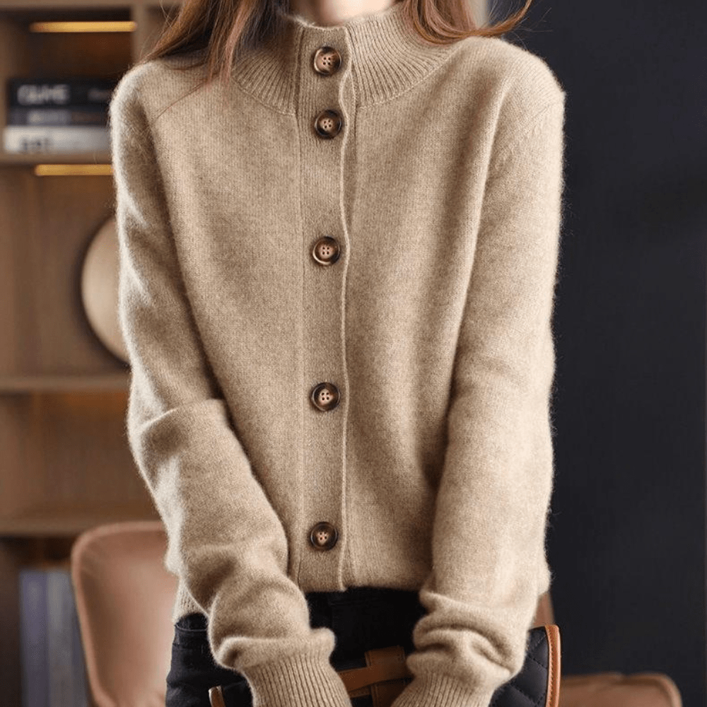 ANNIE I KLASSISCHER GESTRICKTER CARDIGAN