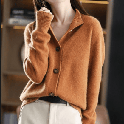 ANNIE I KLASSISCHER GESTRICKTER CARDIGAN