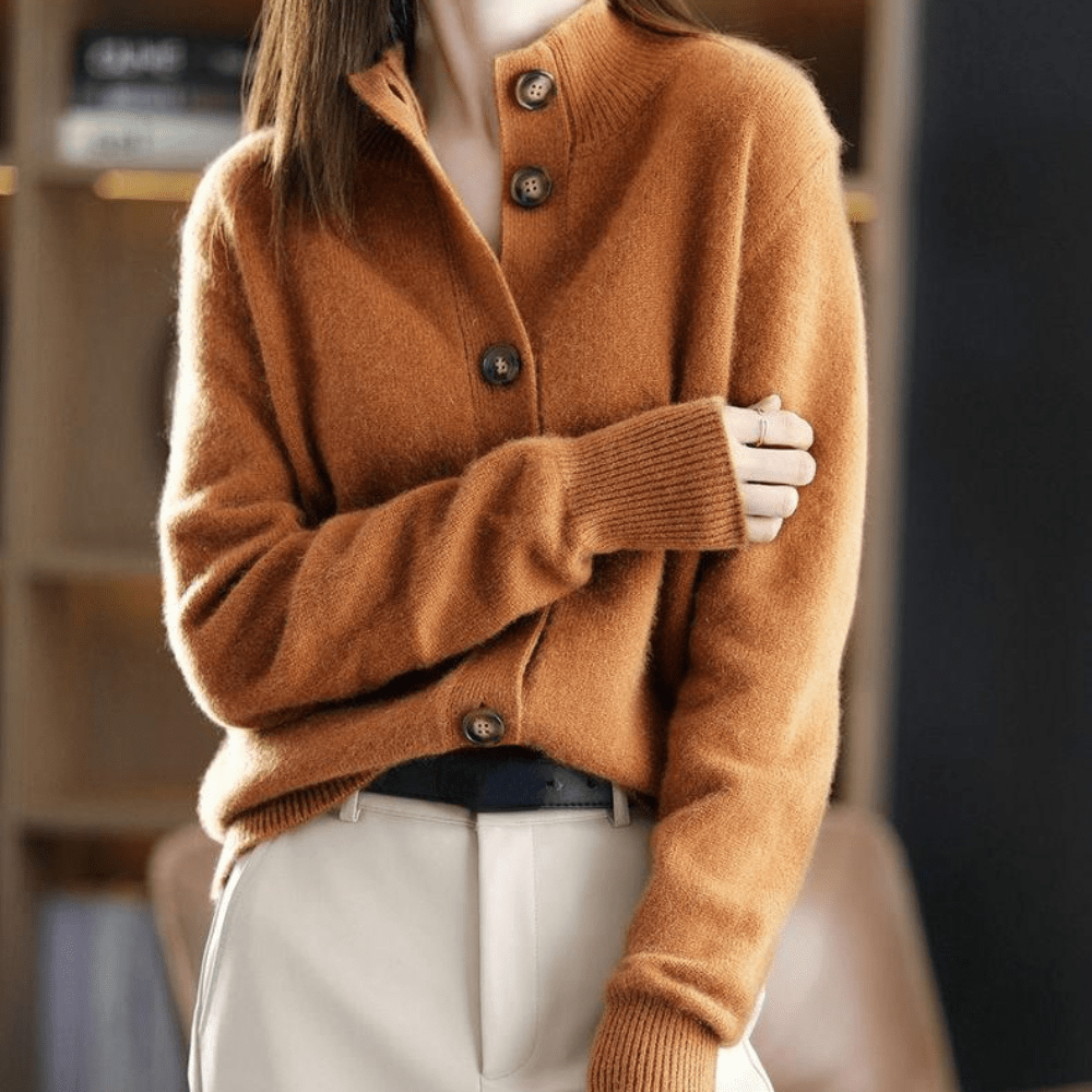 ANNIE I KLASSISCHER GESTRICKTER CARDIGAN