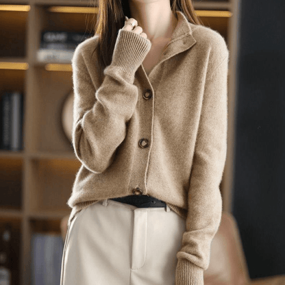 ANNIE I KLASSISCHER GESTRICKTER CARDIGAN