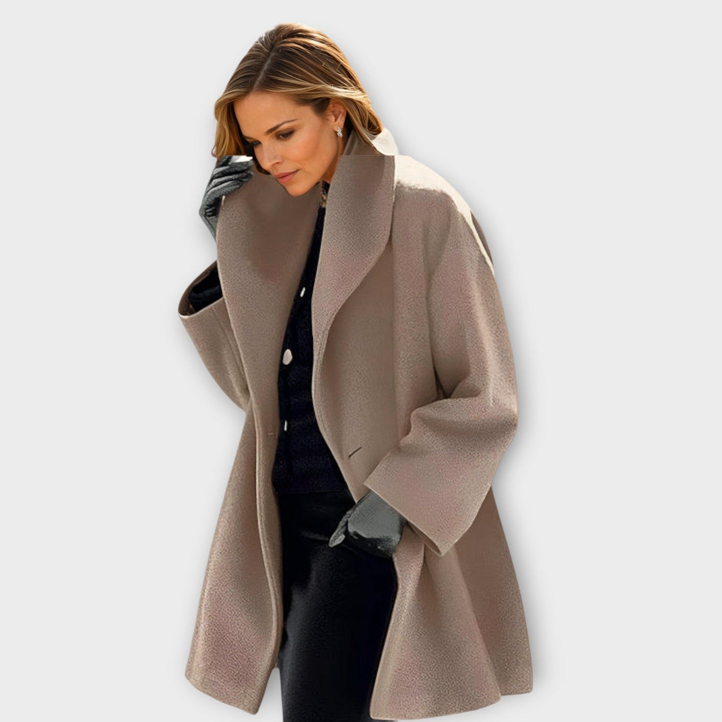Emma | Premium Winddichter Wollmantel