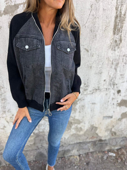ELSIE I STILVOLLE JEANSJACKE