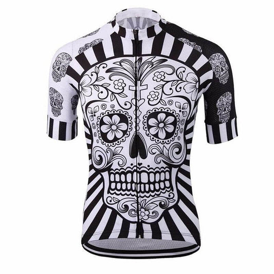 Skelett Fahrradtrikot – Tag der Toten Design