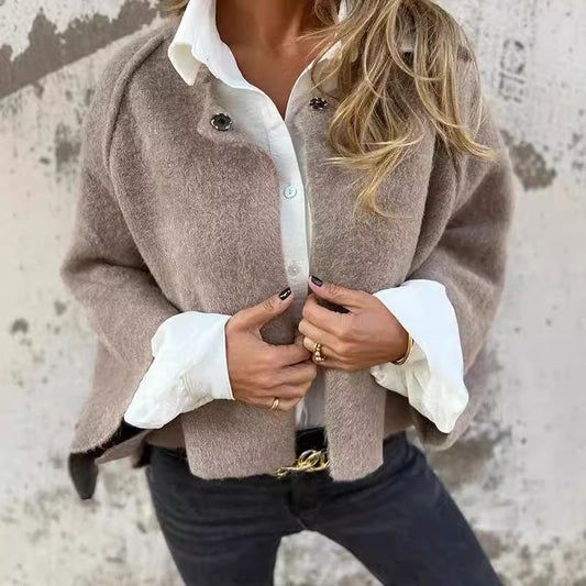 KATHY I ELEGANTE JACKE MIT AUSGESTELLTEN ÄRMELN